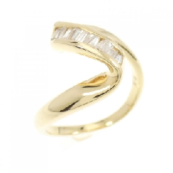 Nhẫn kim cương K18YG 0.17CT