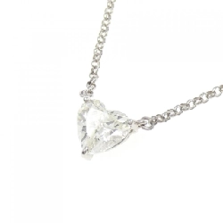 Dây chuyền kim cương PT900/PT850 0.787CT K SI2 hình trái tim - Hàng hiệu Authentic 871861