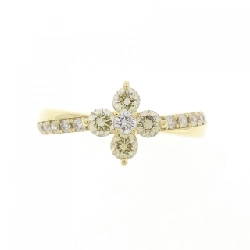 【Sản phẩm mới】Nhẫn kim cương K18YG 0.50CT 672432