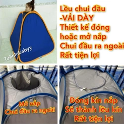 ￼Lều xông hơi Ban Mai lều vải dày dặn siêu bền khung chắc chắn 316856