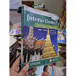 Interactions 1 listening speaking - Silver Edition - mới 80% có viết - HỌC NGOẠI NGỮ - HCM0111