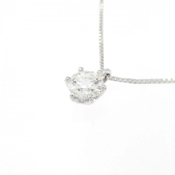 K18WG Solitaire Dây chuyền kim cương 0.327CT - Hàng hiệu Chính hãng 860918