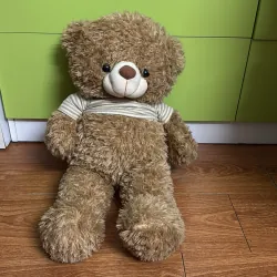 Gấu bông teddy bear 70cm nâu cưng xỉu mới 90%