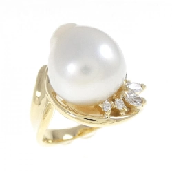 Nhẫn ngọc trai trắng K18YG