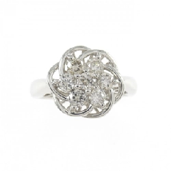 Nhẫn kim cương hoa PT900 0.50CT - Hàng hiệu Authentic 846579