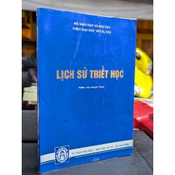 LỊCH SỬ TRIẾT HỌC - VŨ NGỌC PHA 222347