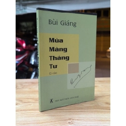 Mùa màng tháng tư (di cảo) - Bùi Giáng