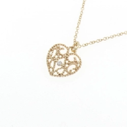 K10YG Dây chuyền hình trái tim kim cương - Hàng hiệu Chính hãng 856865