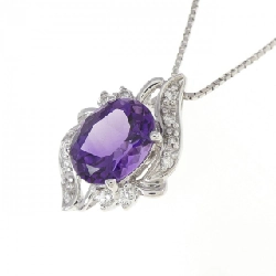 K18WG Mặt dây chuyền Amethyst 1.67CT - Hàng hiệu Chính hãng 863538