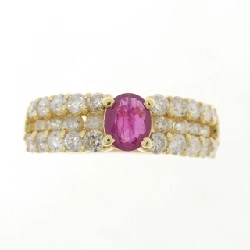 Nhẫn ruby K18YG 0.39CT - Hàng hiệu chính hãng 853479