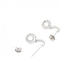 K14WG Bông tai Đá mặt trăng - Hàng hiệu Chính hãng 874831