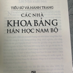 TIỂU SỬ VÀ HÀNH TRANG CÁC NHÀ KHOA BẢNG HÁN HỌC NAM BỘ 274560