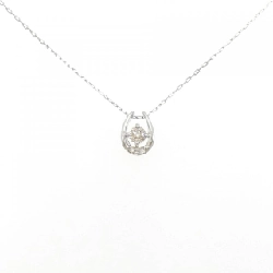 Dây chuyền kim cương PT hình móng ngựa 0.10CT - Hàng hiệu Authentic