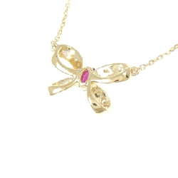 K18YG Dây chuyền ruby - Hàng hiệu Chính hãng 863733