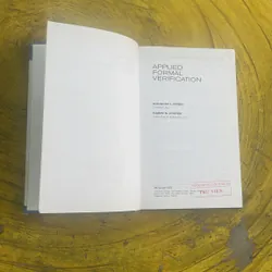 APPLIED FORMAL VERIFICATION- DOUGLAS L. PERRY - HARRY D. FOSTER  699419