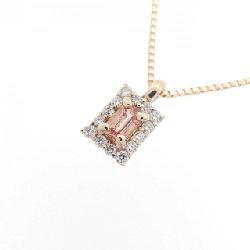 K18PG Sapphire Necklace 0.098CT - Hàng hiệu Authentic 860038