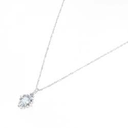 K18WG Aquamarine Necklace - Hàng hiệu Authentic 859266