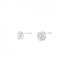 Bông tai mini hình tròn Tiffany - Hàng hiệu Authentic 843801