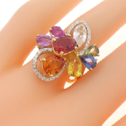 Nhẫn đá màu 750YG/750WG - Hàng hiệu Authentic 846687