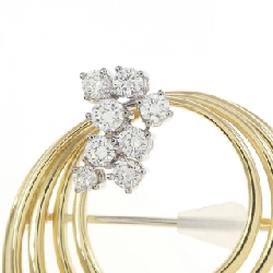 750YG/750WG Kim cương Brooch - Hàng hiệu Chính hãng 872621