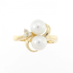 Nhẫn ngọc trai Akoya K18YG 671440