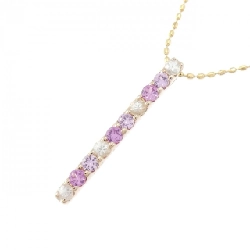 K18PG Sapphire Necklace 0.38CT - Hàng hiệu Authentic 856930