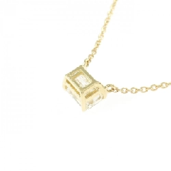 Dây chuyền kim cương K18YG 0.449CT J VS2 cắt hình ngọc lục bảo - Hàng hiệu Authentic 872408