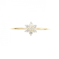 Nhẫn kim cương hoa K18YG 0.10CT - Hàng hiệu chính hãng 853305