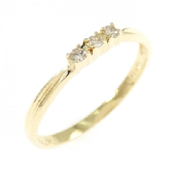 Nhẫn kim cương K18YG 0.05CT