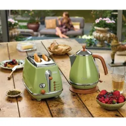 ☕ Ấm đun nước DeLonghi KBOV2001 – Thiết kế Vintage Icona, sang xịn chuẩn châu Âu! 732745