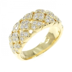 Nhẫn kim cương K18YG 0.53CT