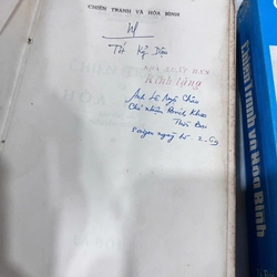 CHIẾN TRANH VÀ HÒA BÌNH ( BẢN ĐẶC BIỆT  CÓ CHỮ KÝ CỦA DỊCH GIẢ) - NGUYỄN HIẾN LÊ 531662