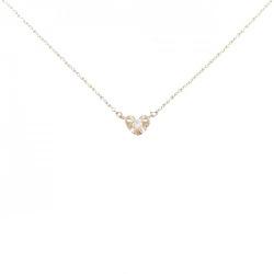 K18YG Dây chuyền kim cương hình trái tim 0.03CT - Hàng hiệu Chính hãng