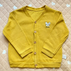 Áo khoác len Cardigan bé gái (size 4-5 tuổi, 15-18kg)