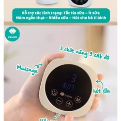 Máy Hút Sữa Điện Đôi Kamidi Max-Phễu Hút Silicon-Hút Kiệt-tặng áo hút sữa. Bảo hành 2 năm 711894