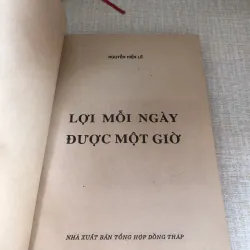 Lợi mỗi ngày được một giờ-Nguyễn Hiến Lê 961649