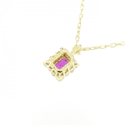 Dây chuyền ruby K18YG 0.09CT - Hàng hiệu chính hãng 863632
