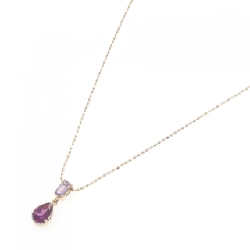 K18PG Mặt dây chuyền Amethyst - Hàng hiệu Chính hãng 859754