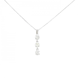 Dây chuyền kim cương ba viên PT900/PT850 - Hàng hiệu Chính hãng