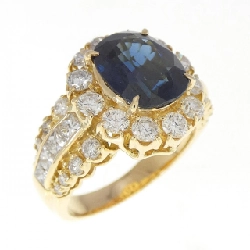 Nhẫn Sapphire K18YG 3.20CT