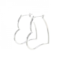 K10WG Bông tai hình trái tim - Hàng hiệu Chính hãng