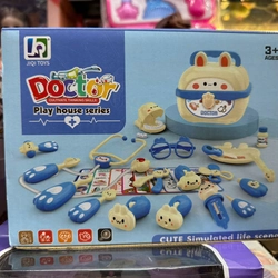 Đồ chơi bác sĩ khám răng JIQI TOYS 889F đựng trong vali hình con thỏ chọn màu ngẫu nhiên 314640