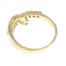 Nhẫn kim cương K18YG 0.22CT 672796