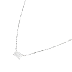 Dây chuyền kim cương PT 0.401CT F VVS2 cắt hình thoi - Hàng hiệu Chính hãng 875289