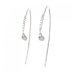 K18WG Bông tai kim cương 0.29CT - Hàng hiệu Chính hãng 865181