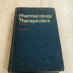 PHARMACOLOGY AND THERAPEUTICS (4th Edition) – Musser / O’Neill
