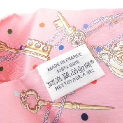 Hàng hiệu Authentic Hermès LES CLES A POIS Twilly 063871S Khăn quàng 806954