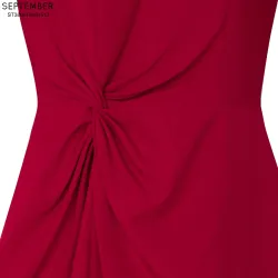 Váy liền September chính hãng còn mới size S màu đỏ 1004442