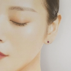 Bông tai Ruby K18YG 0.30CT - Hàng hiệu Chính hãng 864361