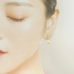 K18YG Bông tai kim cương - Hàng hiệu Authentic 867240